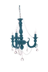 Umur Aydınlatma Eleganza 3'lü Turkuaz Avize Sarkıt thumbnail 1
