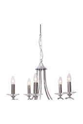 Umur Aydınlatma İlayda 5'Li Krom Avize thumbnail 3