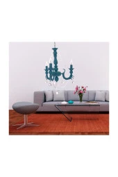 Umur Aydınlatma Eleganza 3'lü Turkuaz Avize Sarkıt thumbnail 3