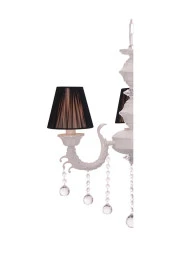 Umur Aydınlatma Novel 3'Lü Beyaz Siyah Şapkalı Avize thumbnail 2