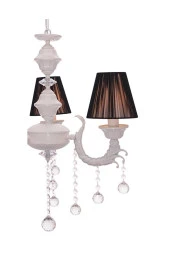 Umur Aydınlatma Novel 3'Lü Beyaz Siyah Şapkalı Avize thumbnail 3