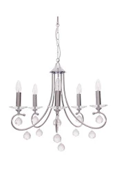 Umur Aydınlatma İlayda 5'Li Krom Avize thumbnail 1