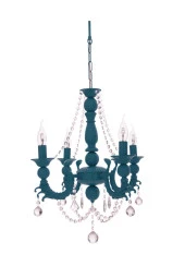 Umur Aydınlatma Eleganza 4'lü Turkuaz Avize thumbnail 1