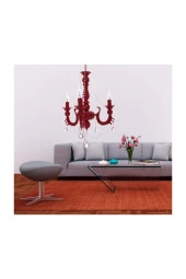 Umur Aydınlatma Eleganza Kırmızı 3'lü Avize Sarkıt thumbnail 3