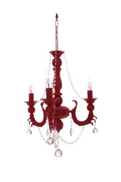 Umur Aydınlatma Eleganza Kırmızı 3'lü Avize Sarkıt thumbnail 1