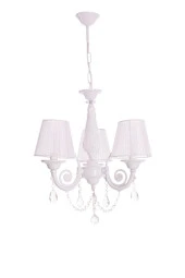 Umur Aydınlatma Senay 3'lü beyaz şapkalı minimalist tasarım avize thumbnail 3