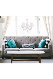 Umur Aydınlatma Senay 3'lü beyaz şapkalı minimalist tasarım avize thumbnail 1