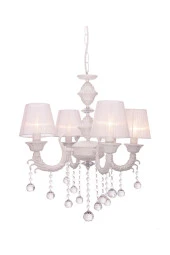 Umur Aydınlatma Umu Aydınlatma Novel 4'Lü Beyaz Şapkalı Avize thumbnail 1