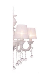 Umur Aydınlatma Umu Aydınlatma Novel 4'Lü Beyaz Şapkalı Avize thumbnail 2