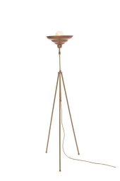 Umur Aydınlatma Tripod Dayton Şapkalı Bakır Eskitme Lambader - 2