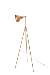 Umur Aydınlatma Tripod Lav Başlıklı Eskitme Lambader thumbnail 1