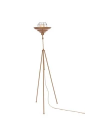 Umur Aydınlatma Tripod Dayton Şapkalı Bakır Eskitme Lambader Sarkıt Avize Oda Seti thumbnail 2