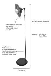 Umur Aydınlatma Dayton Eskitme Lambader - 4