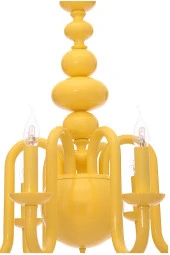 Umur Aydınlatma Roda 4'lü Sarı Mavi Şapkalı Sarkıt Avize thumbnail 3