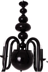 Umur Aydınlatma Roda 4'lü Siyah Mavi Şapkalı Sarkıt Avize thumbnail 3