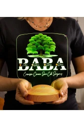 SEVGİ LAMBASI Babalar Günü Hediyesi, Babaya Hediye, Renkli İsim Yazılı Kişiye Özel 3D Kare Şekilli Led Lamba - 3