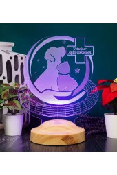 SEVGİ LAMBASI Dünya Veteriner Hekimler Günü Hediyesi, Veteriner Hekim Hediyesi, Veteriner Doktor 3d Led Lamba - 2