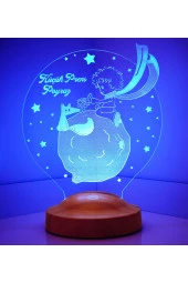SEVGİ LAMBASI Küçük Prens Le Petit Prince Çocuk Odası Hediyesi Led Lamba - 2