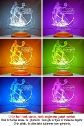 SEVGİ LAMBASI Star Wars Hediyesi Darth Vader, Star Wars Hayranına 3 Boyutlu Led Lamba - 2