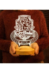 SEVGİ LAMBASI Harry Potter Hediyesi Hogwarts Gryffindor Binası Led Lamba, Gryffindor Hediyesi - 2