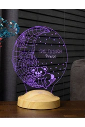 SEVGİ LAMBASI Aydede Ayıcık Hediyesi Erkek Çocuk Hediyesi, 3 Boyutlu Led Lamba, Çocuk I?çin Gece Lambası - 4