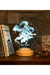 SEVGİ LAMBASI Astronot, Kozmonot, Astronot Hediyesi, Uzay Hediyesi Gece Lambası, Led Lamba - 1