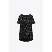 Zara Puantiyeli Tshirt - 4