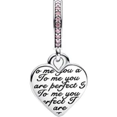 İki Renkli Sonsuz Kalp Çift Sallantılı 782641C01 thumbnail 2