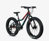 Kron Fxc 500 - 20 Mtb - 11 - 7 Vites - Mekanik Disk Fren - Mat Siyah-Kırmızı/Mavi - 2