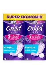 Orkid Günlük Ped Normal Dev Ekonomi Paketi 80 Adet 8001090484703 - 2