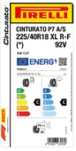 Pirelli 225/40R18 92V Xl Rft * Cınturato P7 All Season C-C-70 Lastiği (Üretim Yılı: 2023) thumbnail 1