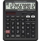 Sharp EL-CC12GP 12 Hane Işlem Kontrollü Masaüstü Hesap Makinesi - 1