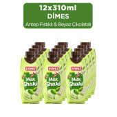 Dimes Antep Fıstıklı Ve Beyaz Çikolatalı Milkshake 310 Ml - 12 Adet - 1