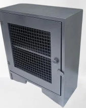 Hobi ADN 90354 Model Dekoratif Tezgah Telli Dolap Gümüş Gri Renk Ahşap MDF ElYapım - 7