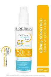 BİODERMA Photoderm Pediatrics Spray SPF50+ Bebek, Çocuk Çok Yüksek Korumalı Sprey Formda Güneş Kremi  200 ml thumbnail 1