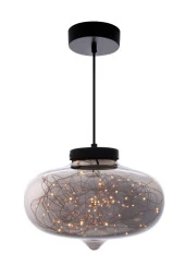 Crystal Palace Led Avize - Ledli Avize - Salon Avizesi - Peri Led - Yeni Moda Avize Modelleri - Füme Cam Avize - 1