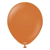 Balon Tek Renk 12" 10lu Karamel Kahve - 1