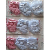 Damla Bebe Üçlü Çorap Kız Çokuklar - 3