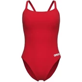 Arena Team Swimsuit Challenge Solid Kadın Kırmızı Yüzücü Mayosu 004766450 thumbnail 3