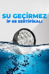 Ranger 6.5'' Angellı 60W 14 Led Turuncu Beyaz DRL Mercek Far rFRGH - 4