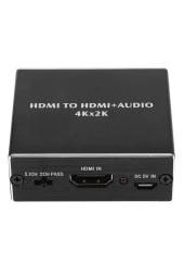 HDMI Ses Ayırıcı 4K2K HDMI'dan Optik Spdif Toslink HDMI 3,5 mm Ses Dönüştürücü 2CH 5.1CH 3 Ses Modu thumbnail 3