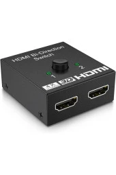 Çift Yönlü HDMI Switch HDMI Değiştirici 2'si 1 Arada HDMI Ayırıcı Hdmi Seçici 2x1 1x2 Giriş Çıkışı - 3