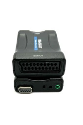 Vga to Scart Video Ses Dnüştürücü Adaptör Uzaktan Kumandalı Vga dan Scart Çevirici - 2