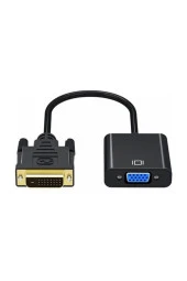 Dvı To Vga Aktif Dönüştürücü Kablo (dvı-d Erkek Vga Dişi) 24+1 Dvi Vga - 1