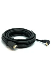 90 Derece Hdmi Kablo 5 Metre Hdmı L Kablo Hdmı Erkek - Erkek Aşağı Açılı Kablo 5m - 2