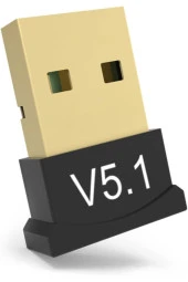 Bluetooth 5.1 Doungle V5.1 USB Bluetooth Adaptörü Alıcı Verici Mini Kablosuz Bluetooth Dongle - 5