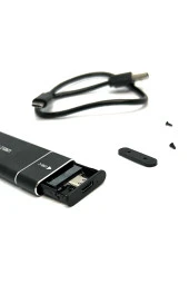 Usb Nvme Kutu NVME M.2 to Type-C USB3.1 10Gbps Aluminyum External 2280 2260 2242 2230 PCI-E M2 NVME - 3