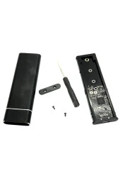 NGFF/M.2 NVME Uyumlu SSD Kutu 2 Si 1 Arada USB C 10 Gbps Alimunyum Harici Kutu M.2 Nvme & - 3