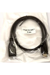 50cm Type C Uzatma Kablosu 0.5m Dişi Erkek USB Type C Extension Cable Usbc 3.1 Gen2 thumbnail 3