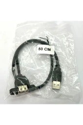 0.5 Metre Panel Tipi Dişi Erkek Usb Vidalı Usb Extension Usb Panel Montajlanabilir Uzatma Kablosu thumbnail 4